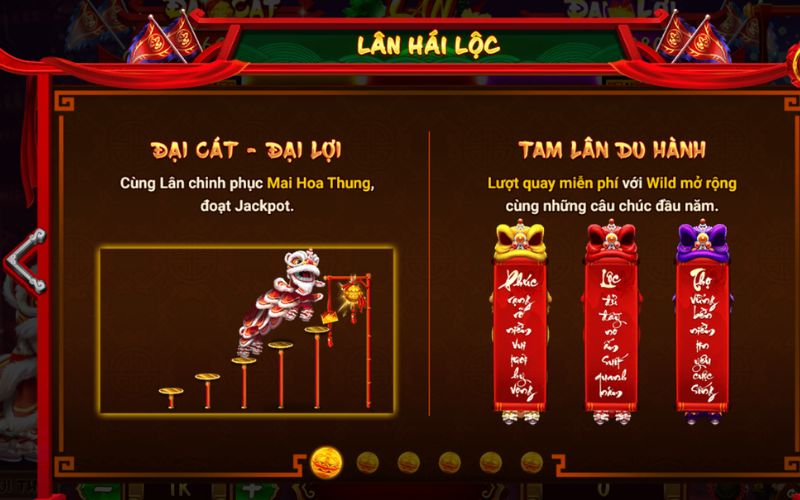 slot Lân Hái Lộc phong cách lễ hội may mắn