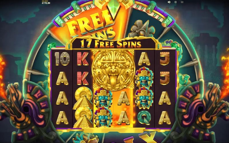 game nổ hũ Aztec với free spin và hệ số nhân cao